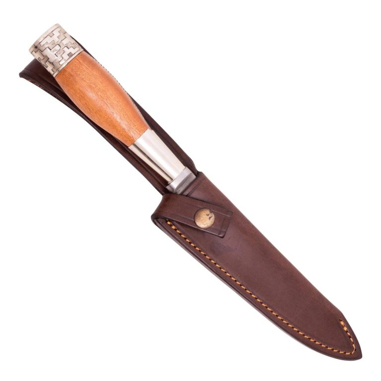 Cuchillo En Madera Con Alpaca