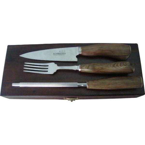 Juego Tenedor Cuchillo y Chaira - Imagen 2