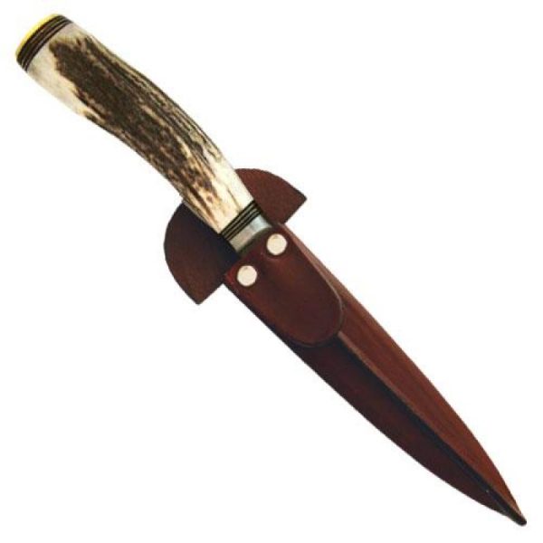 Cuchillo Ciervo 16Cm Acero Inox Vaina Vaqueta - Imagen 2