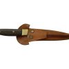 Cuchillo Entrerriano Madera 13Cm Acero Inox Vaina Vaqueta - Imagen 3