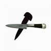 Cuchillo Madera y Alpaca 14 Cm Acero Inox Vaina Vaqueta Cocida - Imagen 2